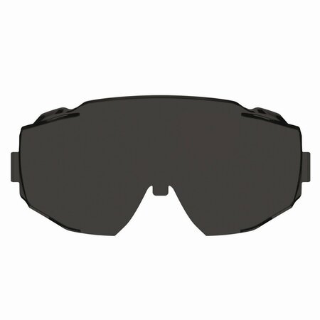 ERGODYNE Skullerz MODI OTG Anti-Scratch and Enhanced Anti-Fog Safety Goggles Replacement Lens, Smoke 60305
